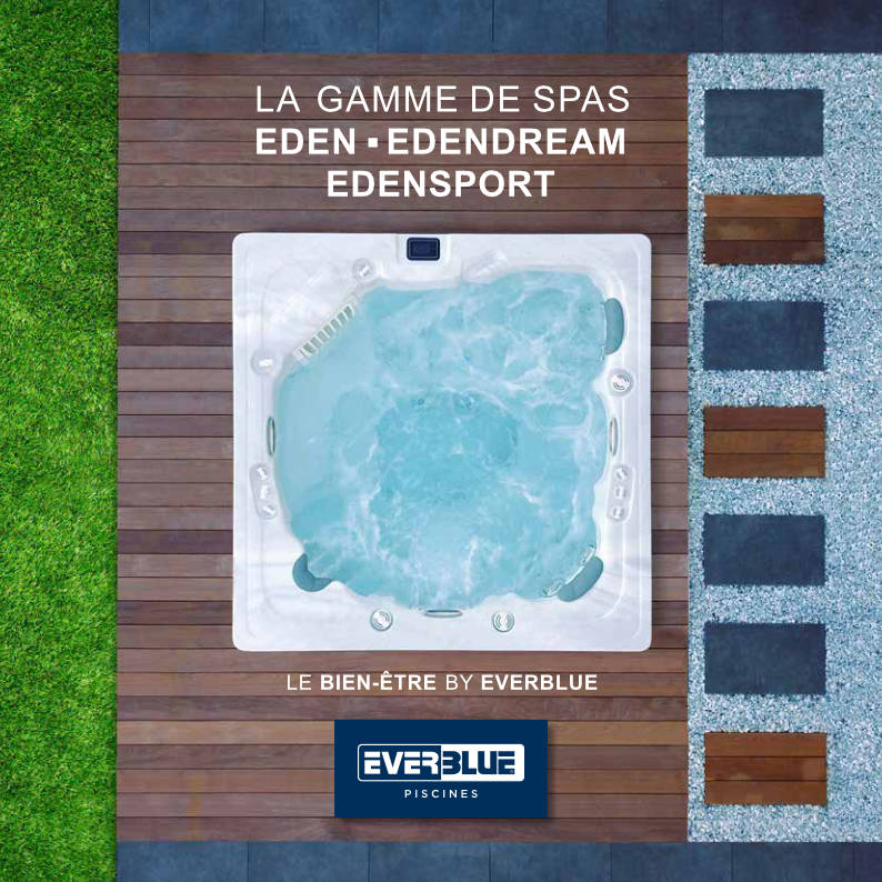 Plaquette Spas EDEN Everblue