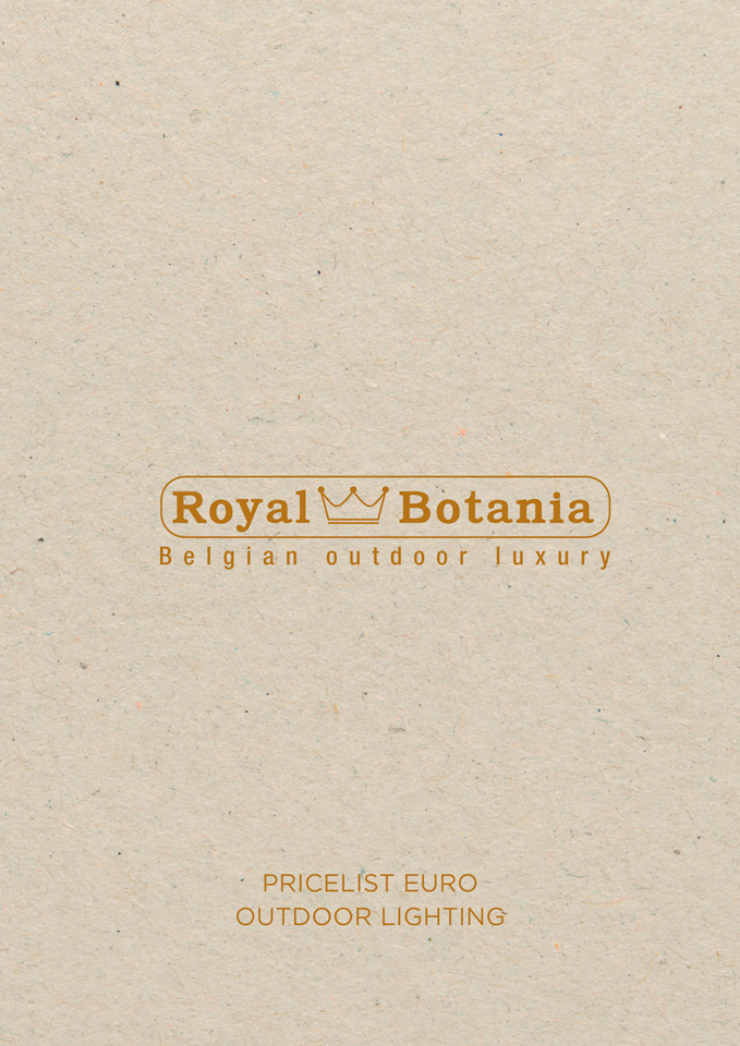 Royal Botania - Luminaires Tarifs 2019