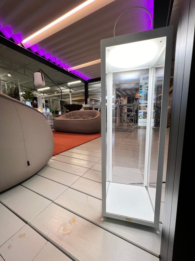 Lanterne Leds Unopiu OSLO L25 H96 Blanche