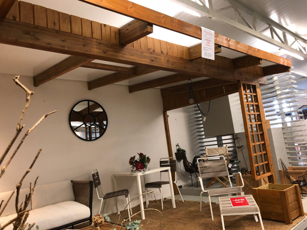 Pergola Unopiu en bois traité autoclave modèle IDEALE 5 x 3m