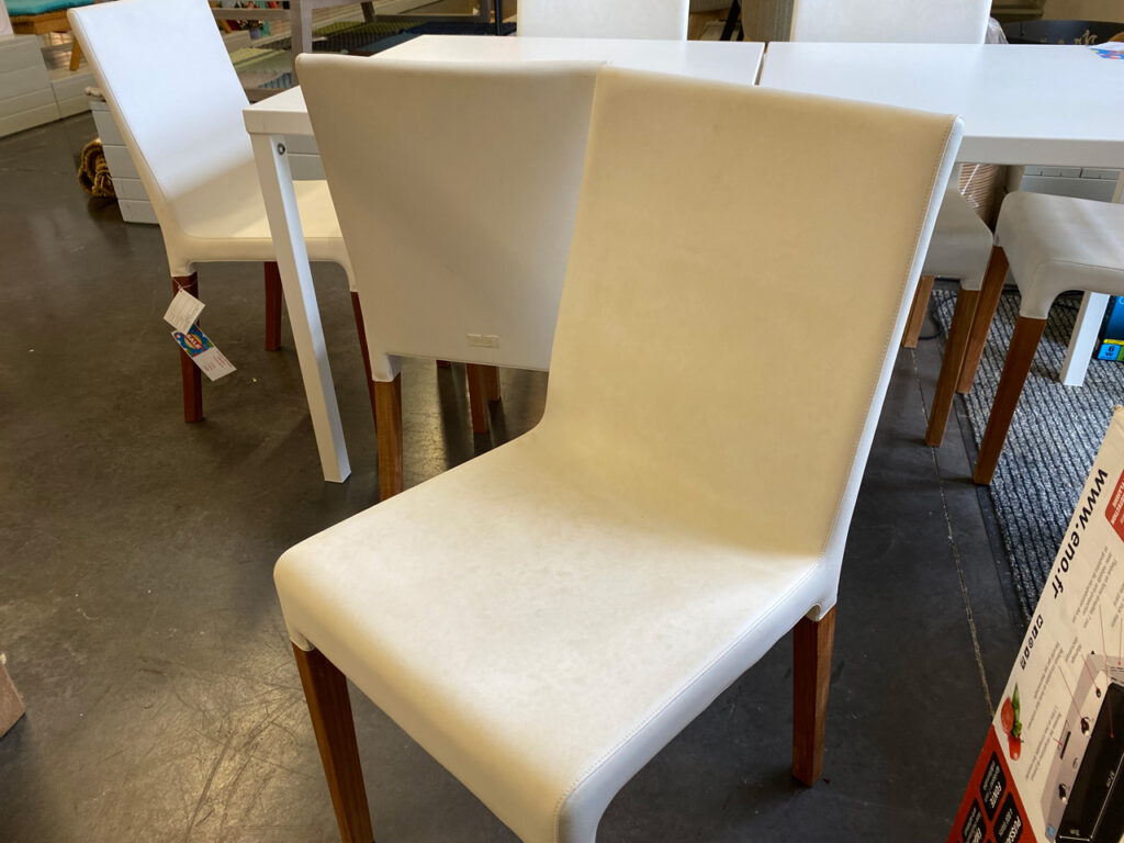Ensemble 2 Tables carrées CONRAD + 6 Chaises Antibes Teck